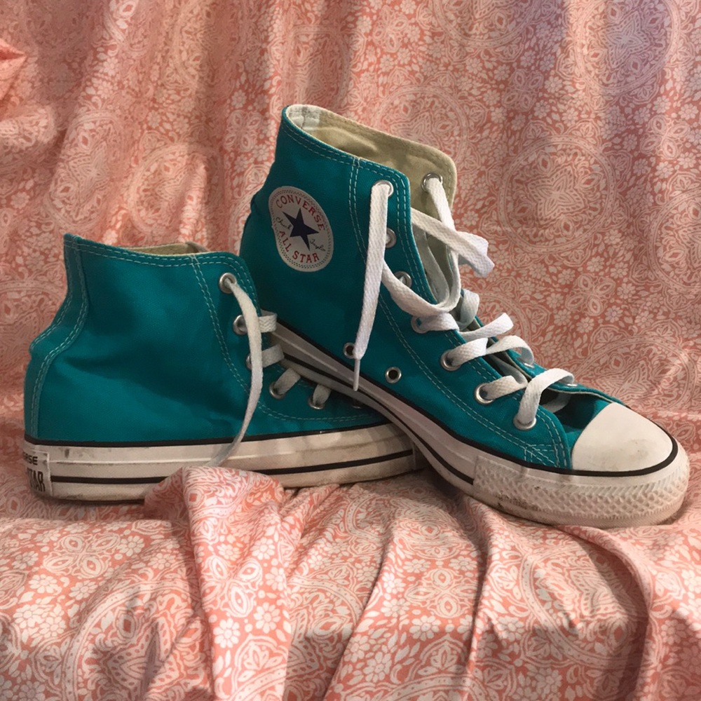 Hightop turquoise Converse All-Stars